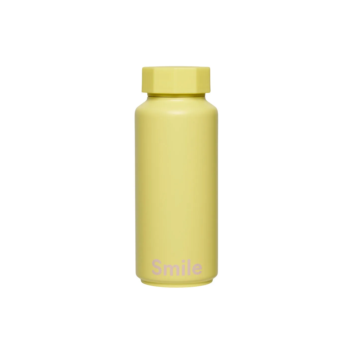 Hot Design Letters Termoflaske SMILE yellow