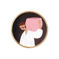 Online Papirværk The Woman with the Pink Basket