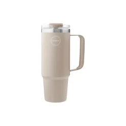 Clearance AYA&IDA Thermo Cup With Straw, cream beige