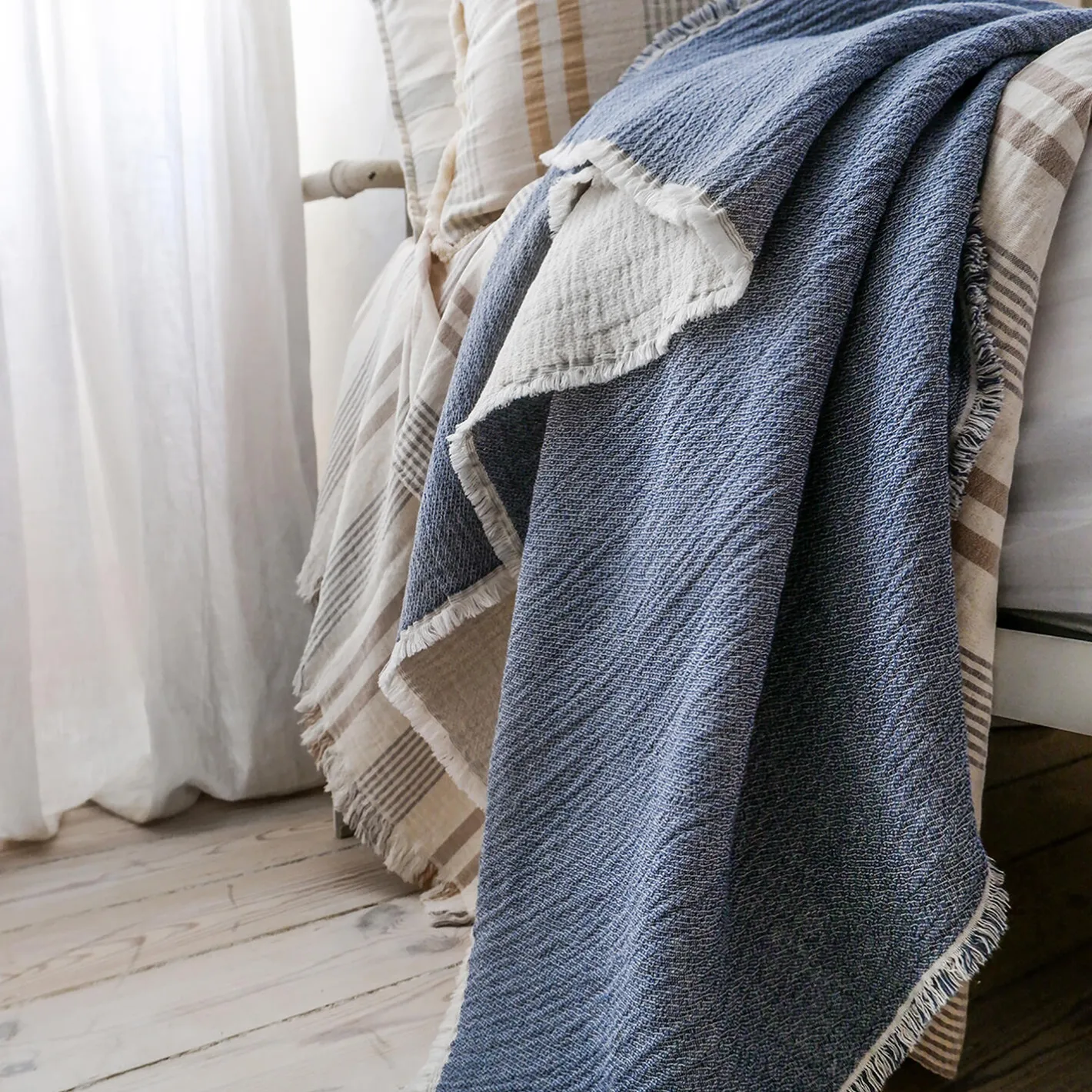 Online ELVANG Thyme plaid, blue