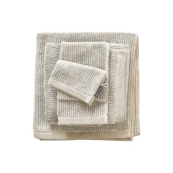 Hot Marc O'Polo Timeless Tone Stripe håndklæde, beige/white