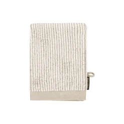Hot Marc O'Polo Timeless Tone Stripe håndklæde, beige/white