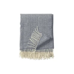 Best Klippan Yllefabrik Tippy plaid, grey melange
