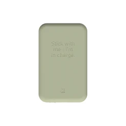 Clearance Kreafunk toCHARGE Qi trådløs powerbank dusty olive