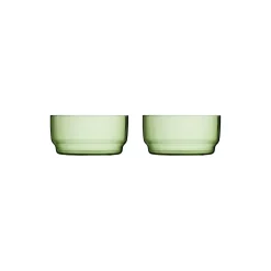 Hot Lyngby Glas Torino skål, grøn gr&oslash;n