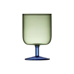 Lyngby Glas Torino vinglas 2 stk., grøn/blå> Glas
