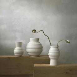 Knabstrup Keramik Tortus Archie vase No 2, white><noscript><img width=