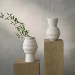 Knabstrup Keramik Tortus Archie vase No 2, white><noscript><img width=