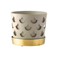 Outlet Klong Trio Drop Flowerpot Small beige