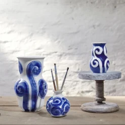 New Kähler Tulle vase, blå
