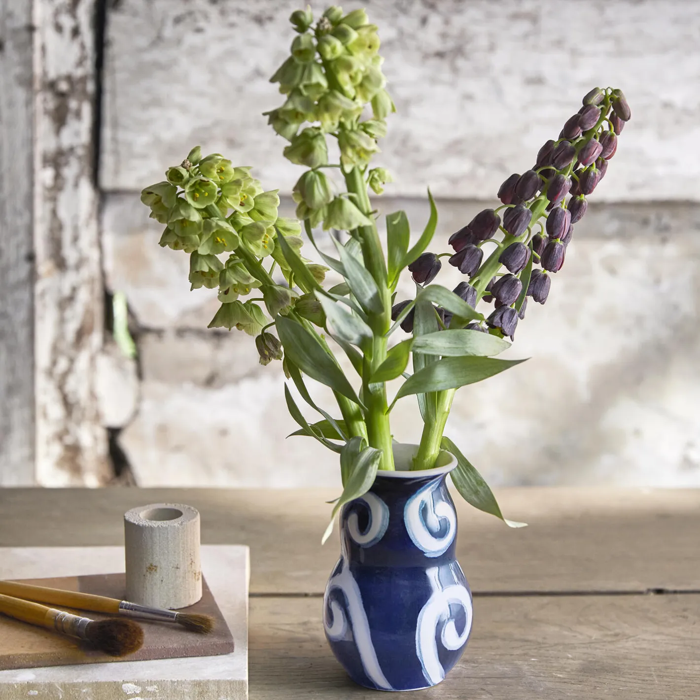 Clearance Kähler Tulle vase, blå