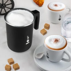 Bialetti Tuttocrema manuel mælkeskummer, sort><noscript><img width=