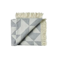 Hot Silkeborg Uldspinderi Twist a Twill plaid, 01095 light grey