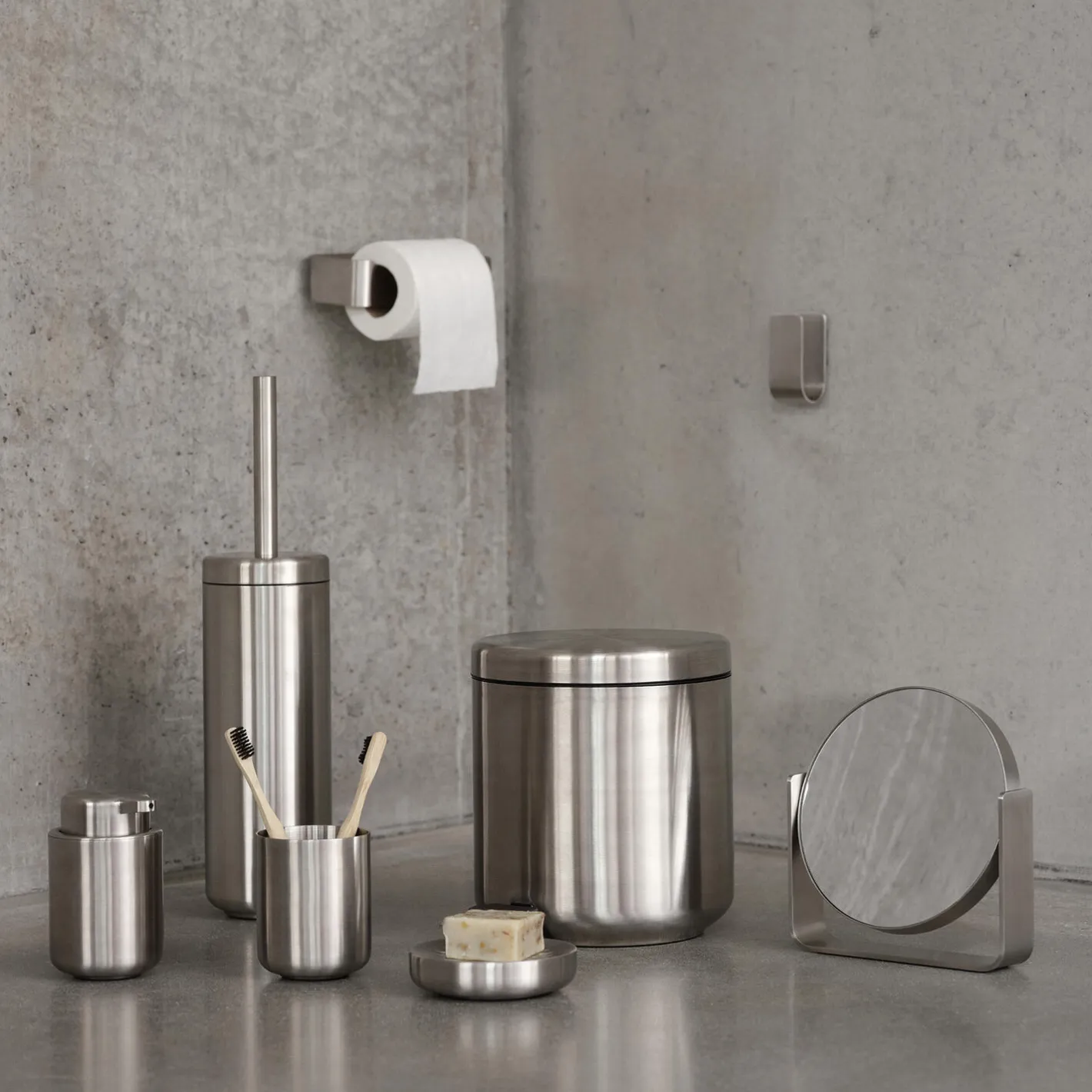 Online Zone Denmark Ume toiletrulleholder, steel