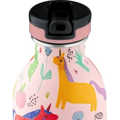 Outlet 24Bottles Urban Drikkeflaske med Sports Låg og Stone Finish, magic friends