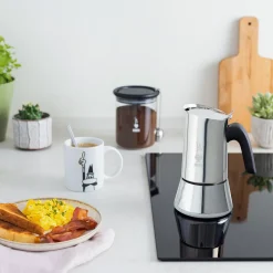 Bialetti Venus espressokande 6 kopper, sølv krom
