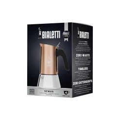 New Bialetti Venus espressokande 4 kopper, kobber