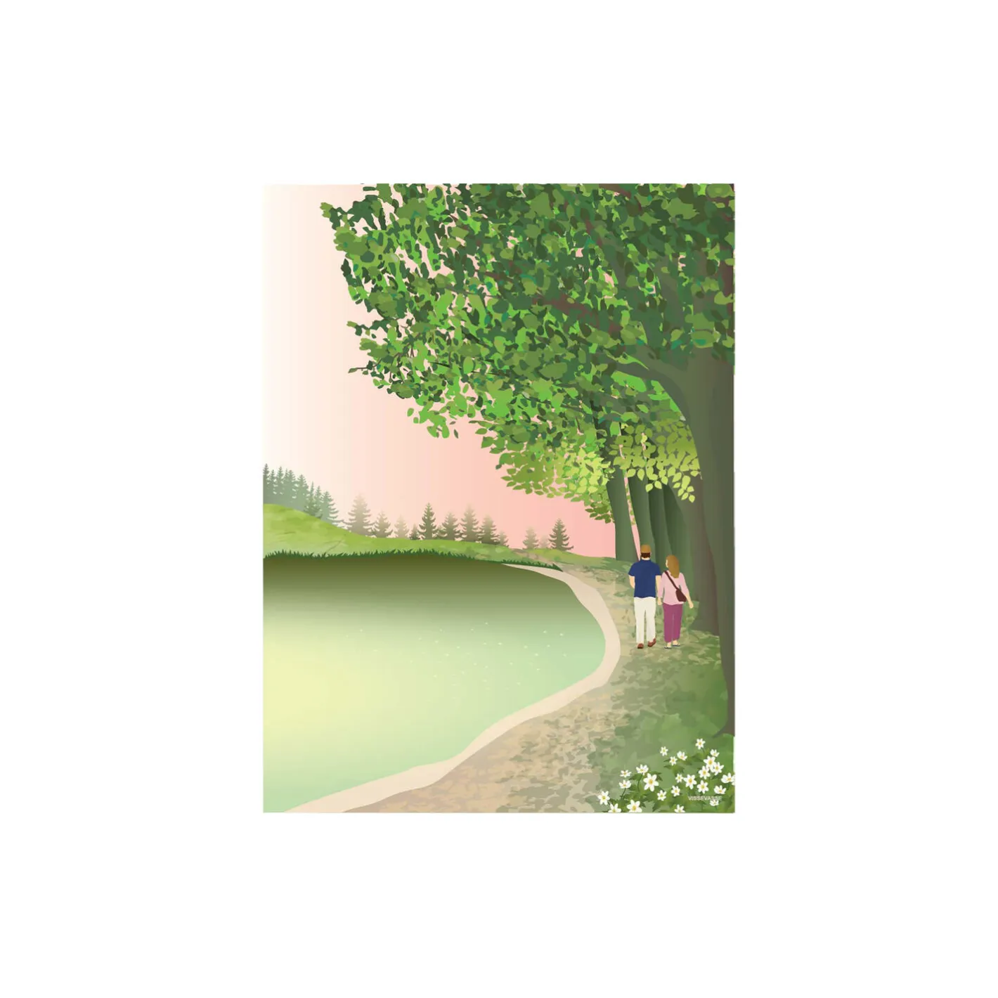 ViSSEVASSE WALKING TOGETHER plakat> Plakater & Rammer