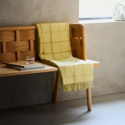 Silkeborg Uldspinderi Warp and Weft plaid, 02101 balance - chamomile/mustard><noscript><img width=