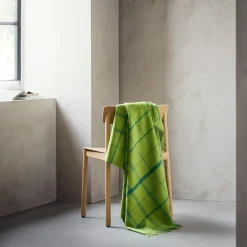 Silkeborg Uldspinderi Warp and Weft plaid, 02104 sprout - lime/grass><noscript><img width=