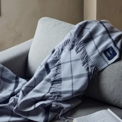 Clearance Silkeborg Uldspinderi Warp and Weft plaid, 02105 stable - concrete/midnight 02105 stable concrete/midnight