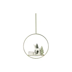 Hot Dottir Nordic Design Winter Stories Bambi Votive Ring fyrfadsstage