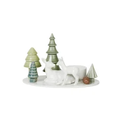 New Dottir Nordic Design Winter Stories Deer & Fawn lysestage til bloklys