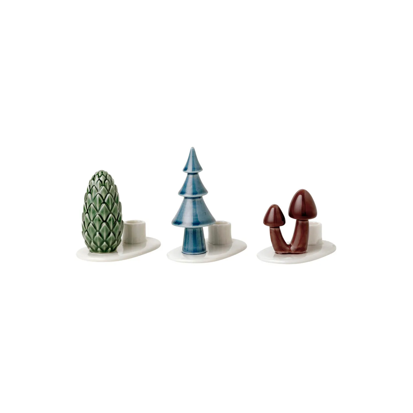 Dottir Nordic Design Winter Stories Flock Mushroom lysestage> Figurer & Glaskunst