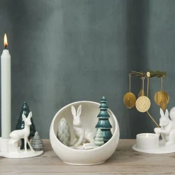 Hot Dottir Nordic Design Winter Stories Hare Votive Ball til fyrfadslys