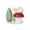 Hot Dottir Nordic Design Winter Stories Snail & Mushroom lysestage